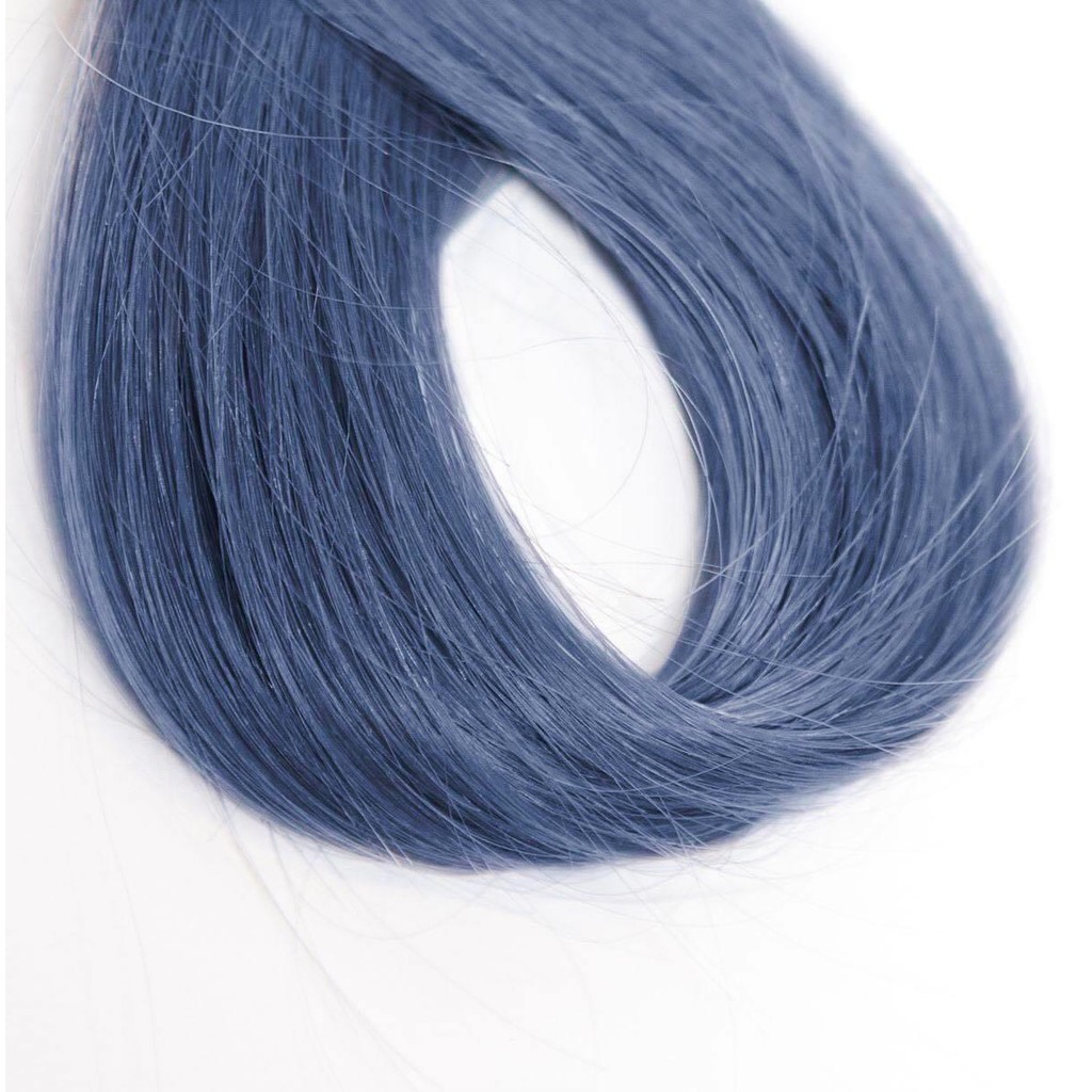 Thuốc nhuộm tóc Khói xanh nước biển[dưỡng tóc]  [lên màu chuẩn] tự nhuộm tóc tại nhà tặng kèm Oxy trợ nhuộm và gang tay