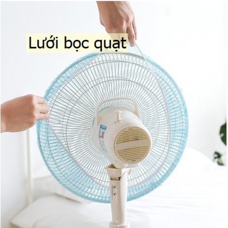 Combo sỉ 2 Lưới Bọc Quạt Trơn An Toàn Cho Bé