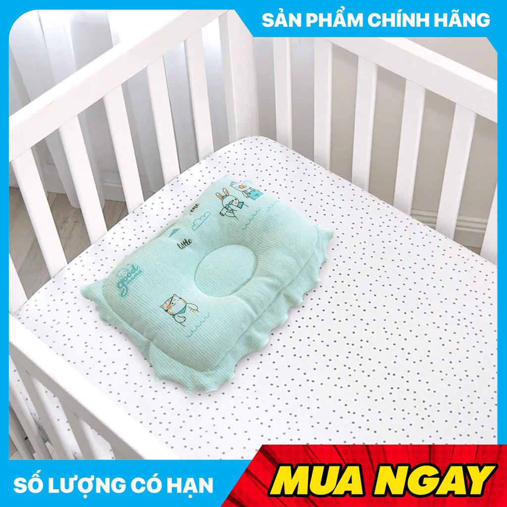 Gối Sơ Sinh- Gối Cho Trẻ Sơ Sinh 100% COTTON Thương Hiệu Goodmama