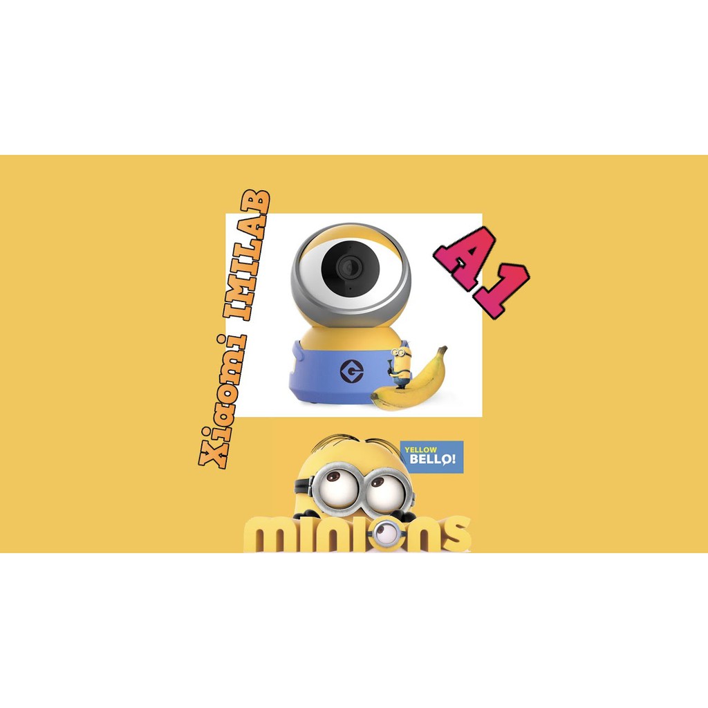 [GIAO HỎA TỐC 2H]CAMERA Xiaomi Imilab A1 2k 1296p THÔNG MINH - XOAY 360 - BẢN MINION- Fullbox - Bản Nội Địa | BigBuy360 - bigbuy360.vn