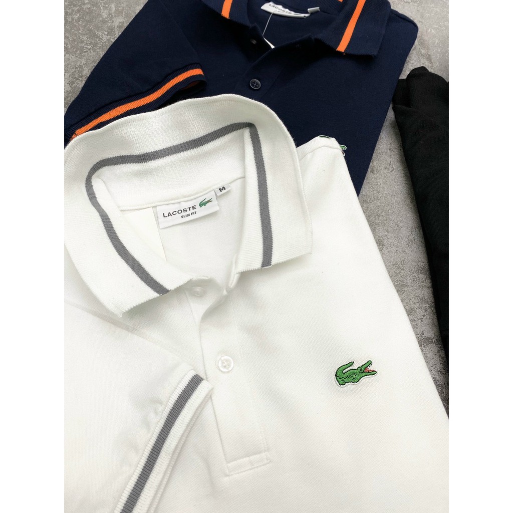 Áo polo nam cá sấu xanh