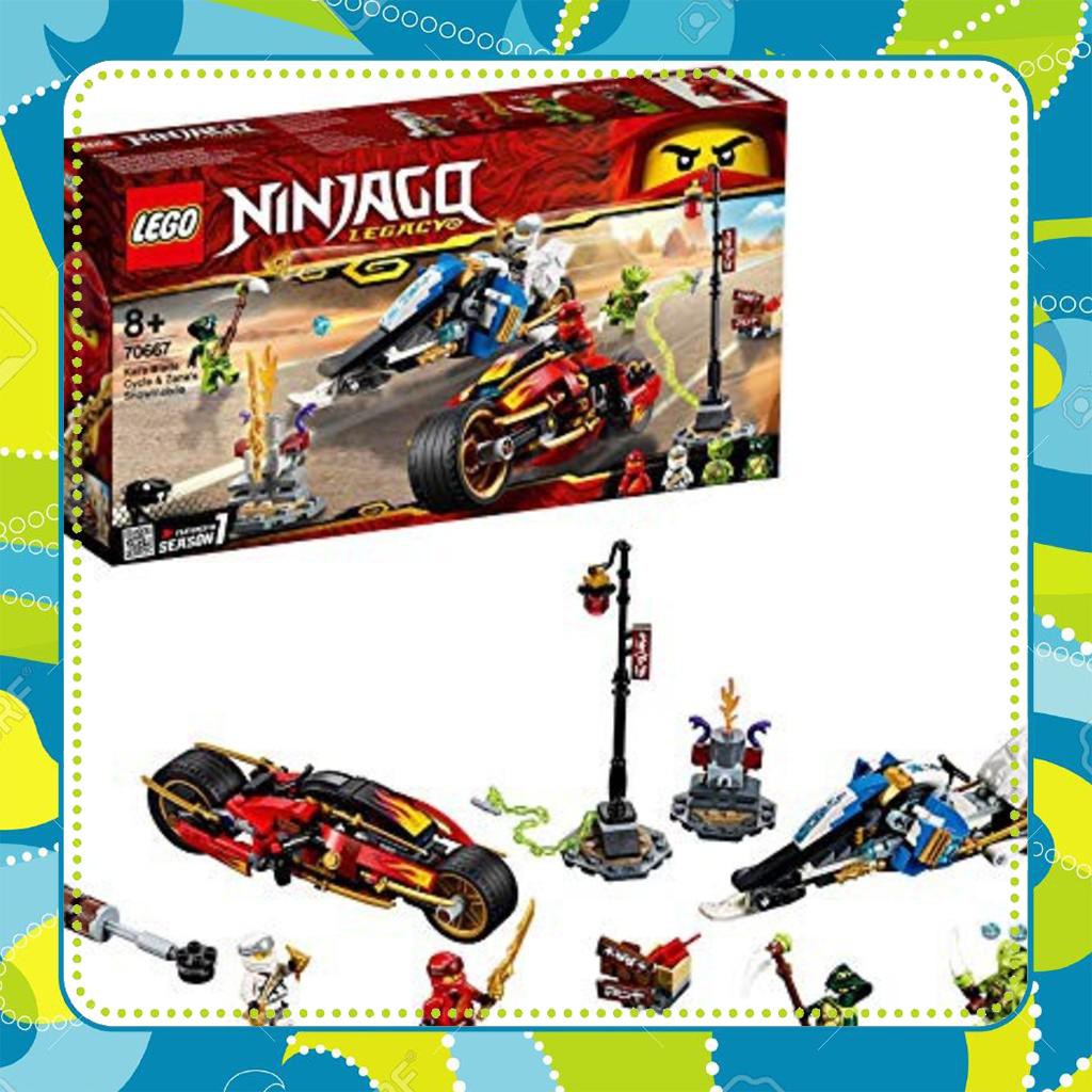 [Đồ Chơi Giá Rẻ] Lắp ráp xếp hình Lego Ninjago Movie 70667 Bela 11161 Lepin 06095: Xe Của Kai và Zane