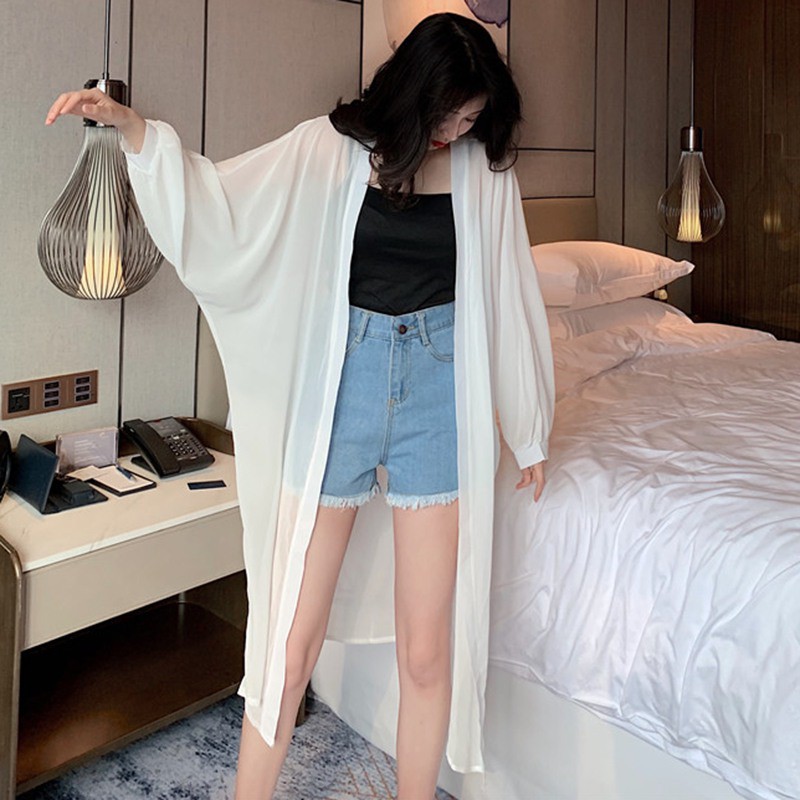 Áo Khoác Cardigan Dáng Dài Thời Trang Nữ Tính