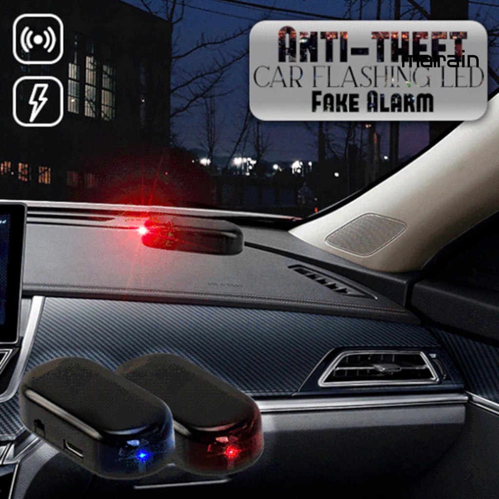 Đèn LED Giả Báo Động Chống Trộm Không Dây Sử Dụng Năng Lượng Mặt Trời Cho Xe Hơi