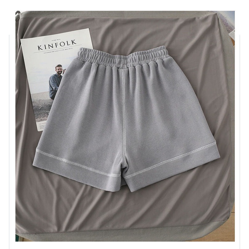 [Mã FAMAYWA giảm 10K đơn 50K] Quần Short Nam Nữ Thun Chỉ Nổi Ống Rộng Siêu Chất Q22 | BigBuy360 - bigbuy360.vn