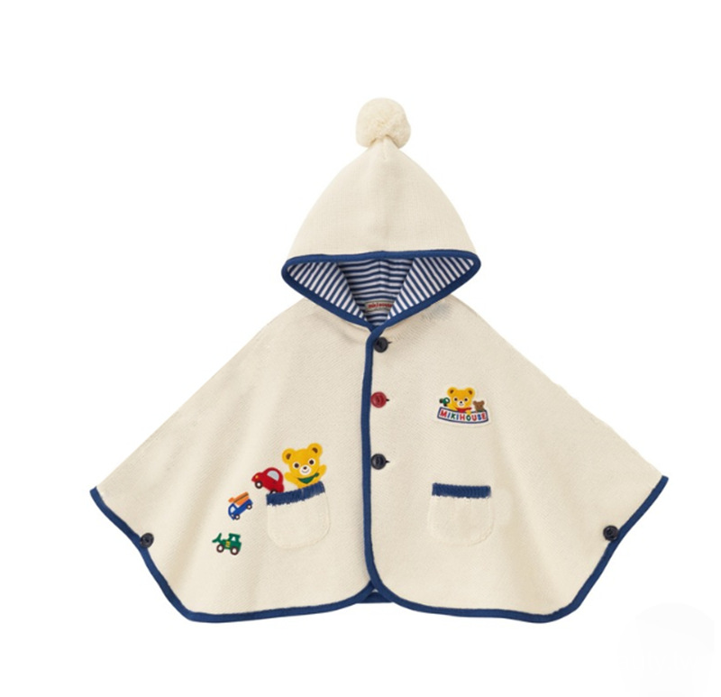 Áo khoác chống gió hoạ tiết hoạt hình cho bé
