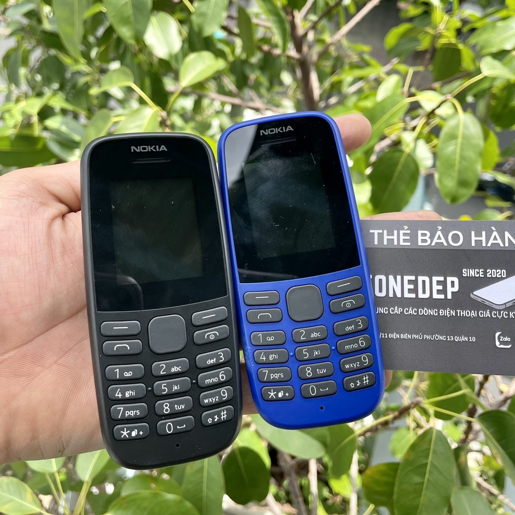 Điện thoại nokia 105 2 sim  fullbox Pin Trâu Bảo Hành 12 Tháng