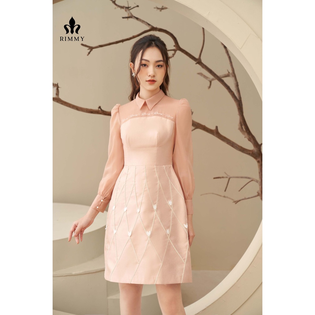 Váy hoạ tiết đan đỏ dây nhung Femi Dress [VA20-1121]