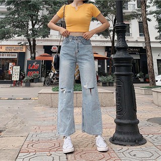 ÁO CROPTOP THUN GÂN BODY CỔ V