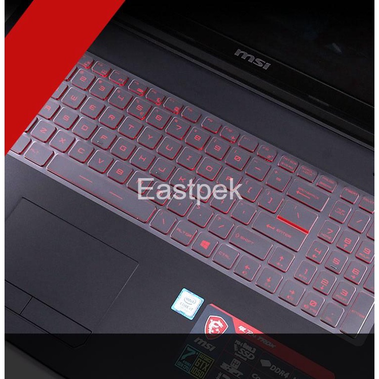 Vỏ Tpu siêu mỏng chống thấm nước cho bàn phím MSI GL65 GL63 GT76 GS75 GP73 GL73 GE63 GE65 GE73 7RD / GE73