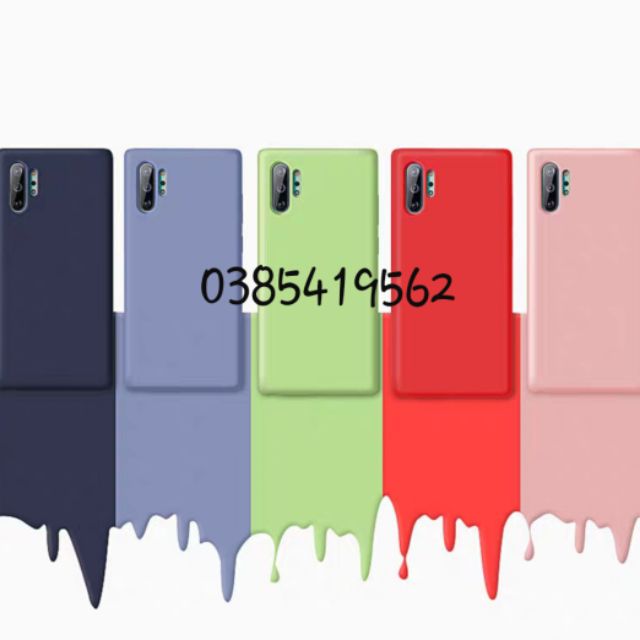 Ốp lưng dẻo màu Samsung Note 10 Plus hiệu KT Desing chống bám bẩn