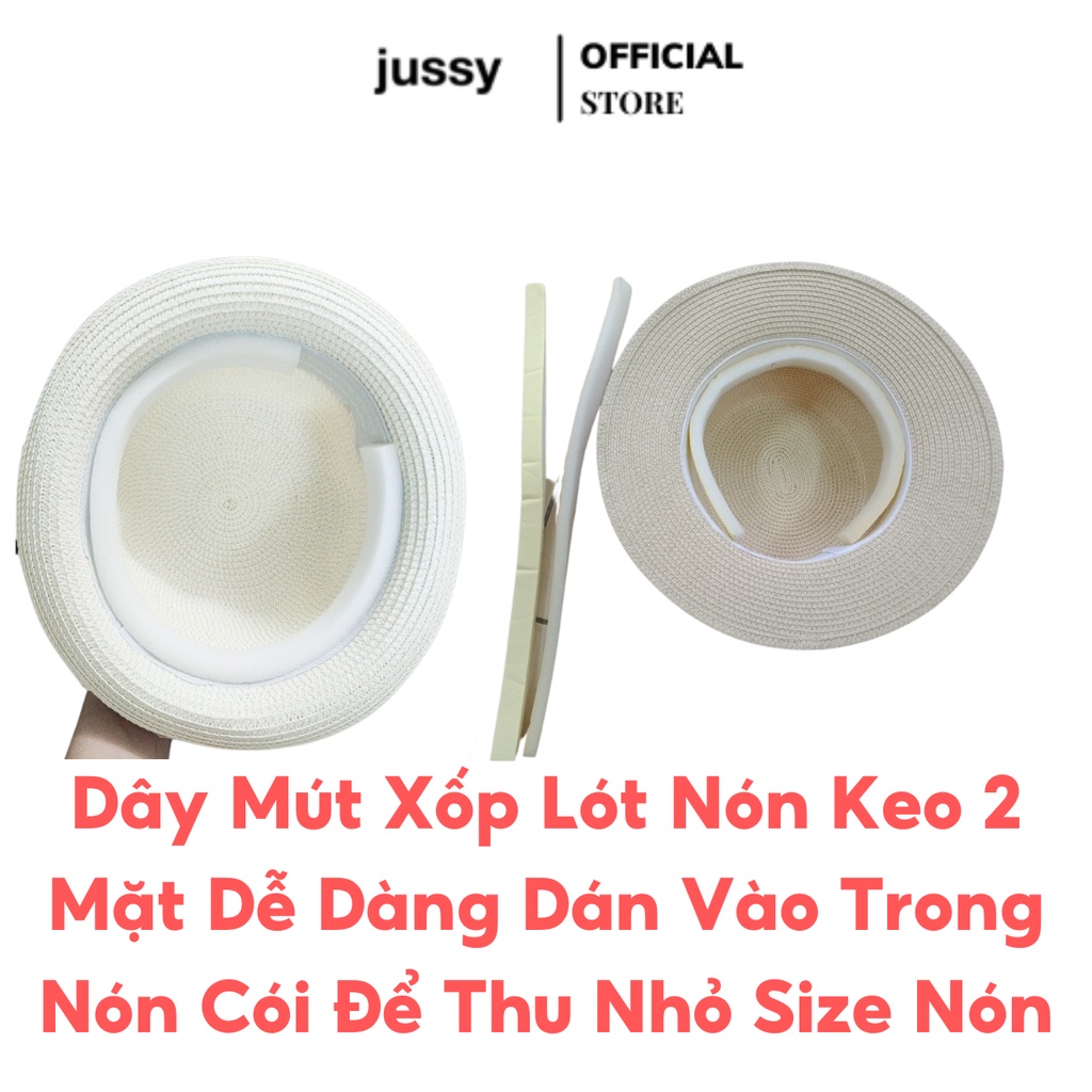 Dây Mút Xốp Dán Lót Mũ, Miếng Mút Lót Nón Cói Jussy