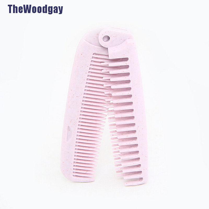 Lược Gấp Chải Tóc Chống Tĩnh Điện Thiết Kế Nhỏ Gọn Tiện Dụng