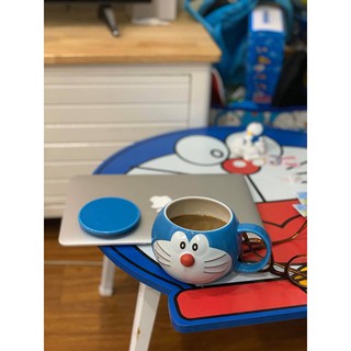 (Sẵn)  Cốc in hình Doremon cute có nắp