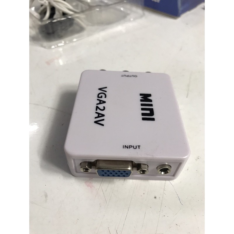 VGA to AV - xuất hình từ máy tính ra TV cổng AV