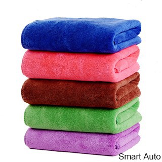 Khăn lau xe mỏng chuyên dụng Microfiber siêu thấm không rút sợi Smart Auto