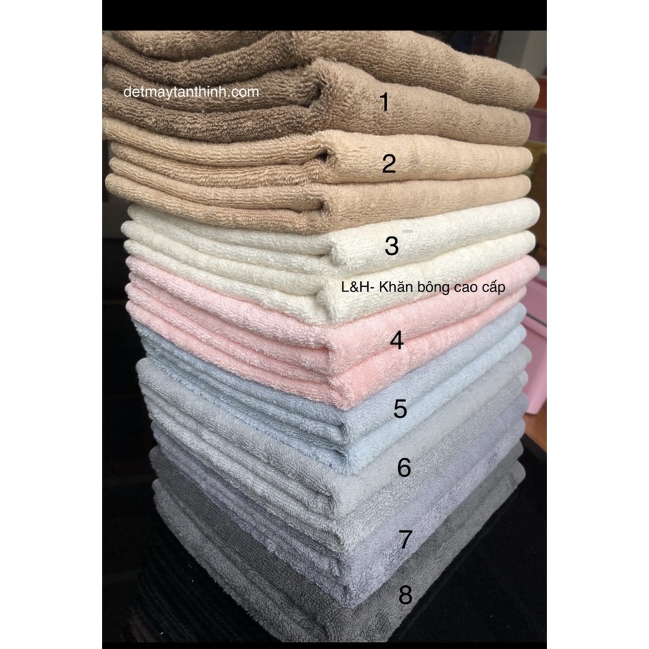 Set 4 khăn lau đầu, khăn gội 100 % cotton, (new)