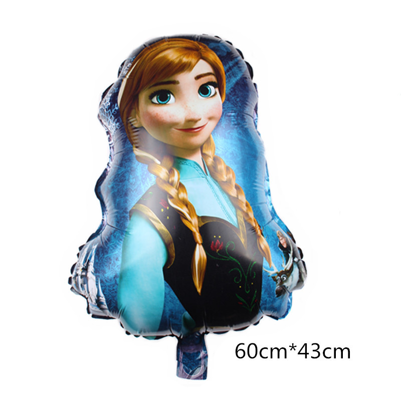 1 Bong Bóng Nhôm Bơm Hơi Hình Công Chúa Elsa Anna Trong Phim Frozen Mới Cho Bé