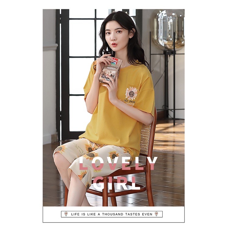 Đồ mặc nhà nữ đáng yêu chất cotton 100% BA5016 | BigBuy360 - bigbuy360.vn