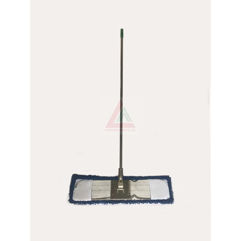 Lau khô, lau ẩm 60cm vải san hô xanh