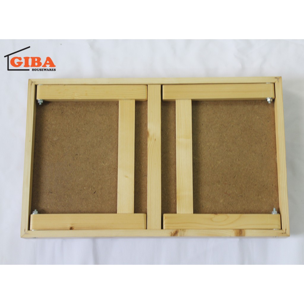 Bàn ăn mini gỗ đa năng Bed Tray GIBA với chân gập