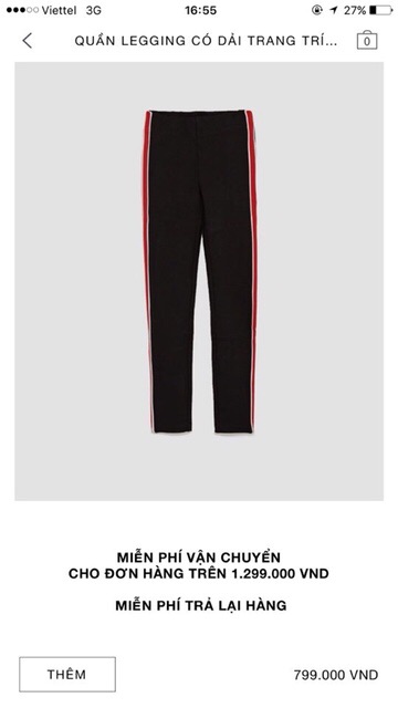 Quần tregging zara