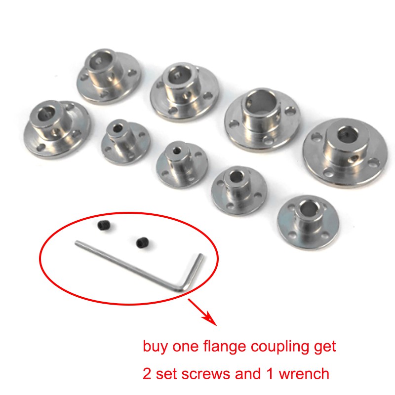 Khớp Nối Động Cơ Trục 3mm-14mm Kèm Cờ Lê