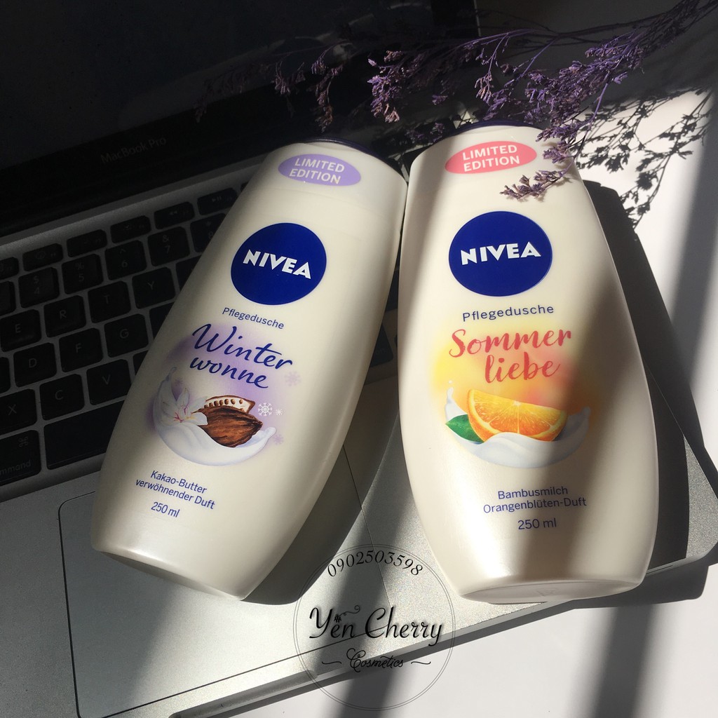 Sữa tắm Nivea dưỡng da của Đức (Limited Edition) - 250ml