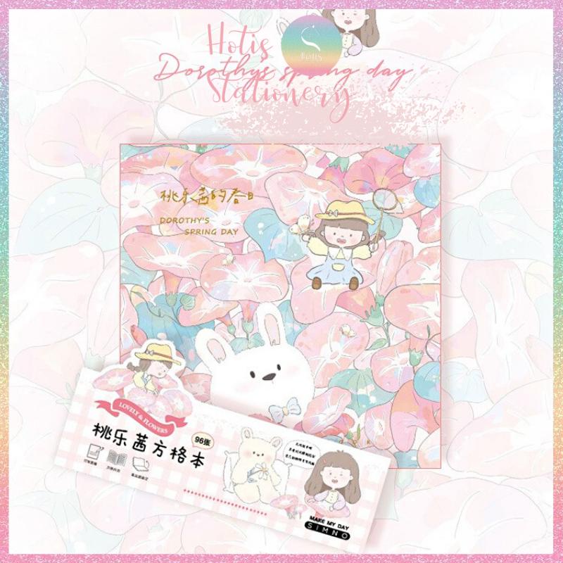[HOTIS] Sổ tay bìa da mềm Simno Dorothy size vuông 16x16cm - 192 trang