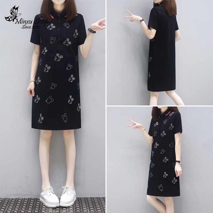Váy Polo Micky Quảng Châu Cao Cấp, Cá Tính - Năng Động, Mặc Đi Làm, Đi Học, Đi Chơi đều đẹp Mã VM