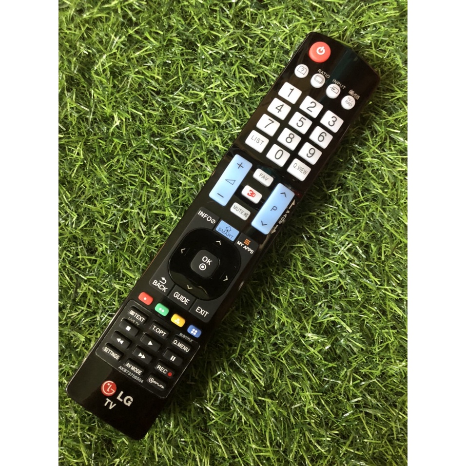 Điều khiển tivi LG AKB73756504 Xịn Đen Dài Lô Gô đỏ chính hãng zin theo máy -Tặng kèm pin - Remote LG AKB73756504