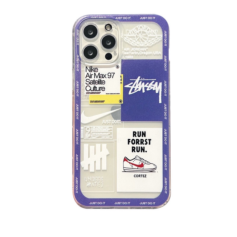 Ốp Điện Thoại TPU Mềm Họa Tiết Móc Gãy Cho iPhone 13 12 11 pro max X XS XR 7 / 8 Plus 6 6s