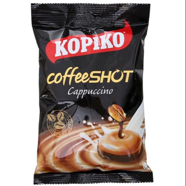 Kẹo cà phê coffee shot capuchino thương hiệu Kopiko