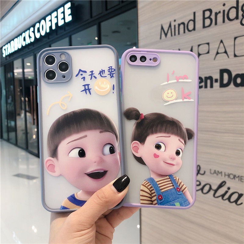 Ốp lưng iphone bảo vệ camera I'm Ok con trai  6/6s/7/8/plus/x/xs/xr/xs max/11/pro/pro max/12 - Alo Shop