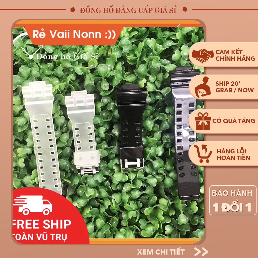 Dây đeo silicon thay thế cho đồng hồ Casio G-SHOCK GA GLS-100 110 120