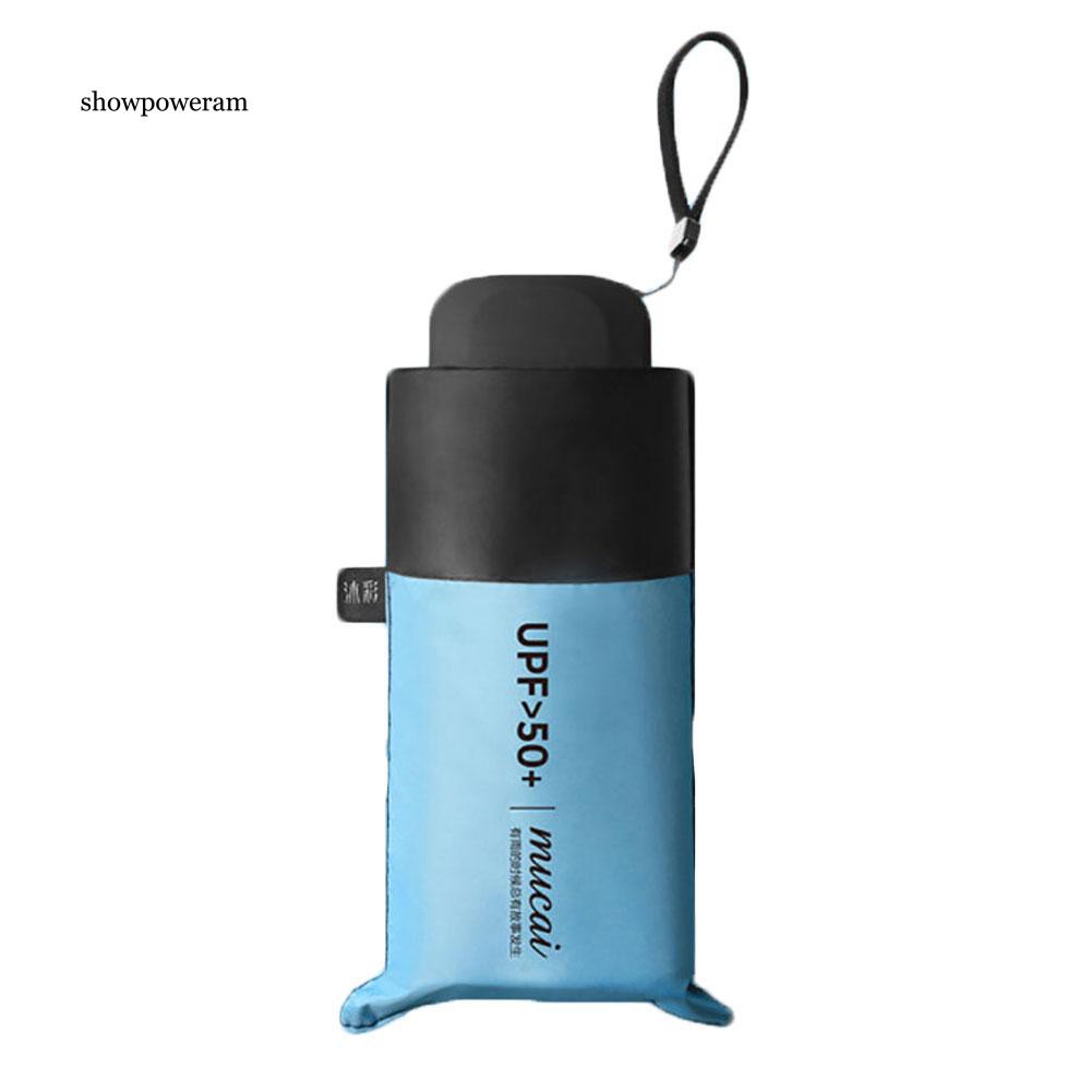 SPAM  Mini Summer Waterproof Windproof Folding UPF50+ Sun UV Rain Protection Umbrella
