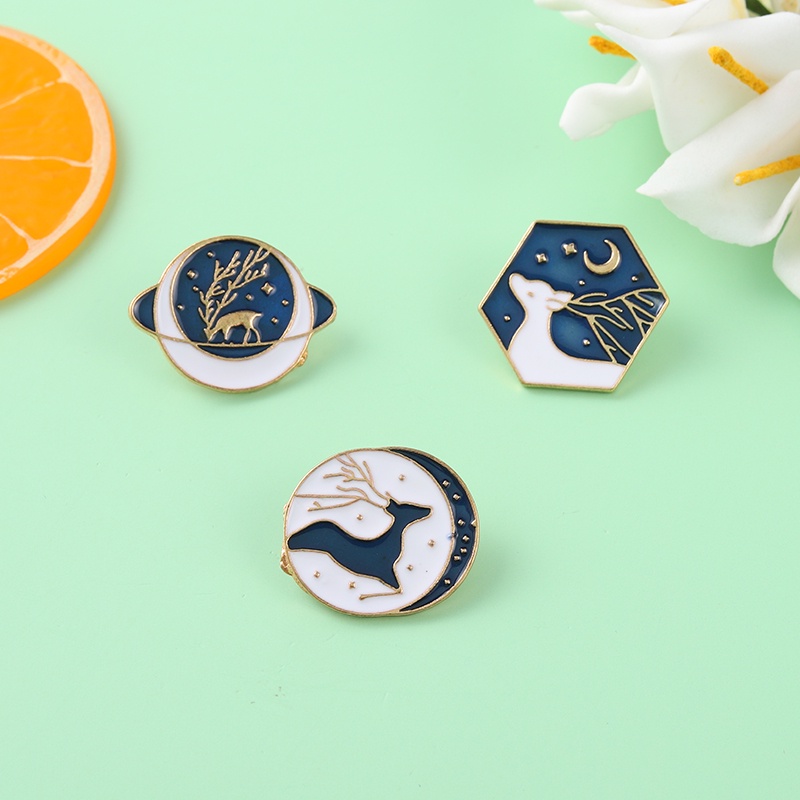 Huy hiệu cài áo QIHE JEWELRY hình ông già noel hoạt hình ngộ nghĩnh