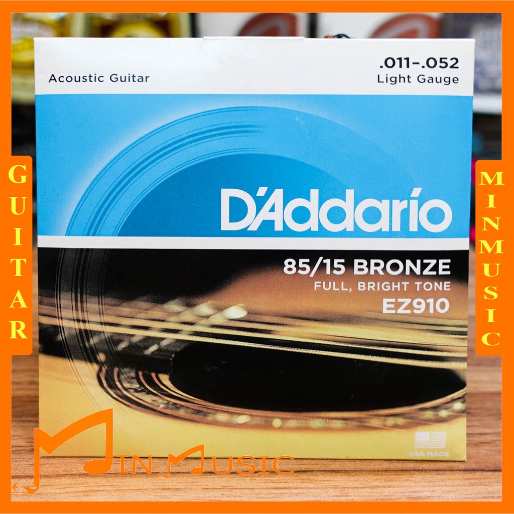 Dây đàn Guitar Acoustic D'Addario EZ900, EZ910 [ Loại 1 ]