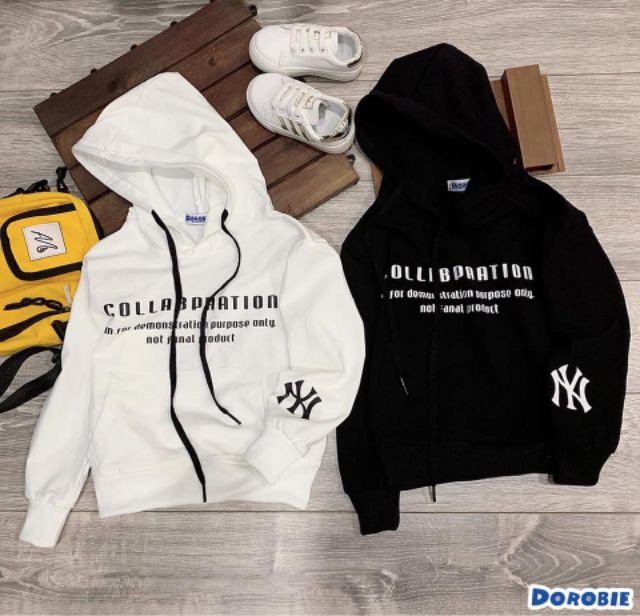 Áo khoác hoodie NY phong cách thể thao bé trai