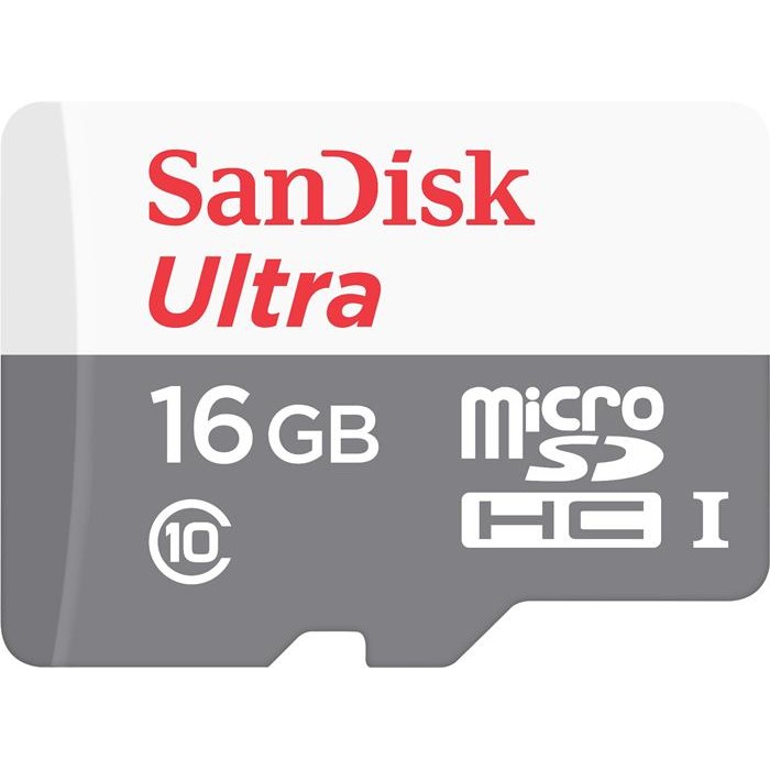 [Bh 2 Năm] Thẻ Nhớ Microsd Sandisk Ultra 80Mb/S 16Gb - Chính Hãng