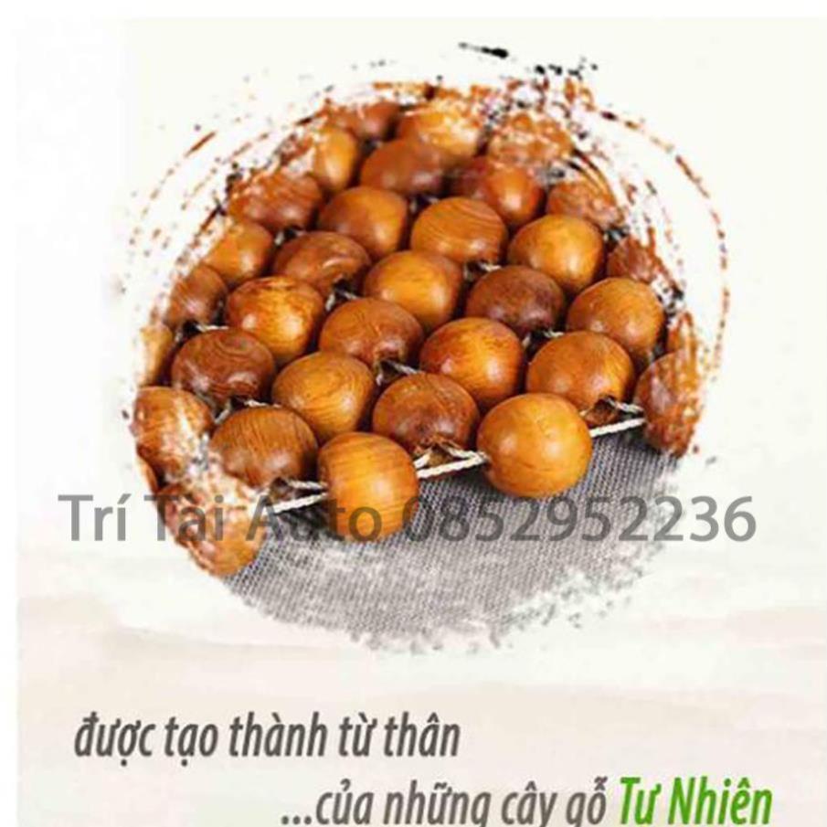 Lót ghế ô tô hạt gỗ chất liệu gỗ hương có in họa tiết nổi bật | BigBuy360 - bigbuy360.vn