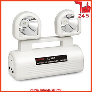 ⚡HÀNG CHÍNH HÃNG⚡ Đèn sạc khẩn cấp Led KenTom 402 Siêu Sáng - Đèn thoát hiểm Kentom - Ánh sáng vàng