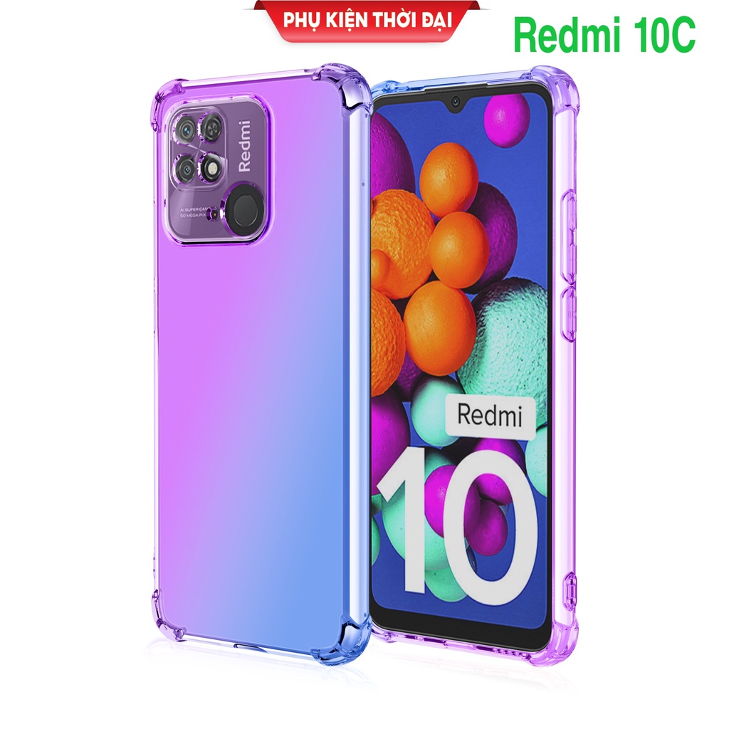 Ốp lưng Redmi Note 9 / Redmi 10X 4G / Redmi 10C / Redmi 12C dẻo TPU đa sắc nhiều màu chống ố vàng cao cấp