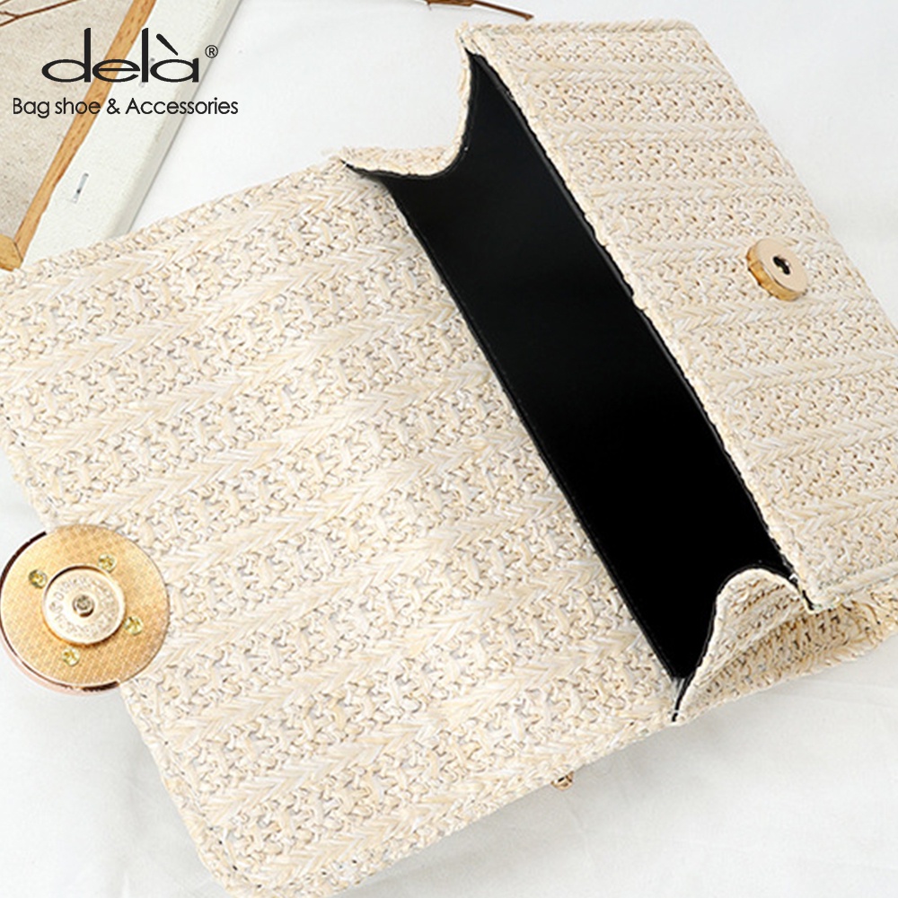 Dela Túi Đeo Vai Hình Vuông Cỡ Nhỏ Phong Cách Hàn Quốc Thời Trang Dễ Phối Đồ Cho Nữ