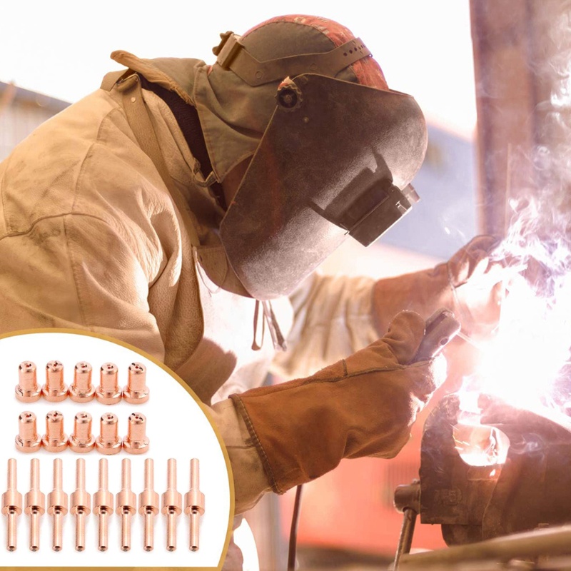 Bộ Đầu Cắt Plasma Bằng Đồng Đỏ Cho PT31 LG40