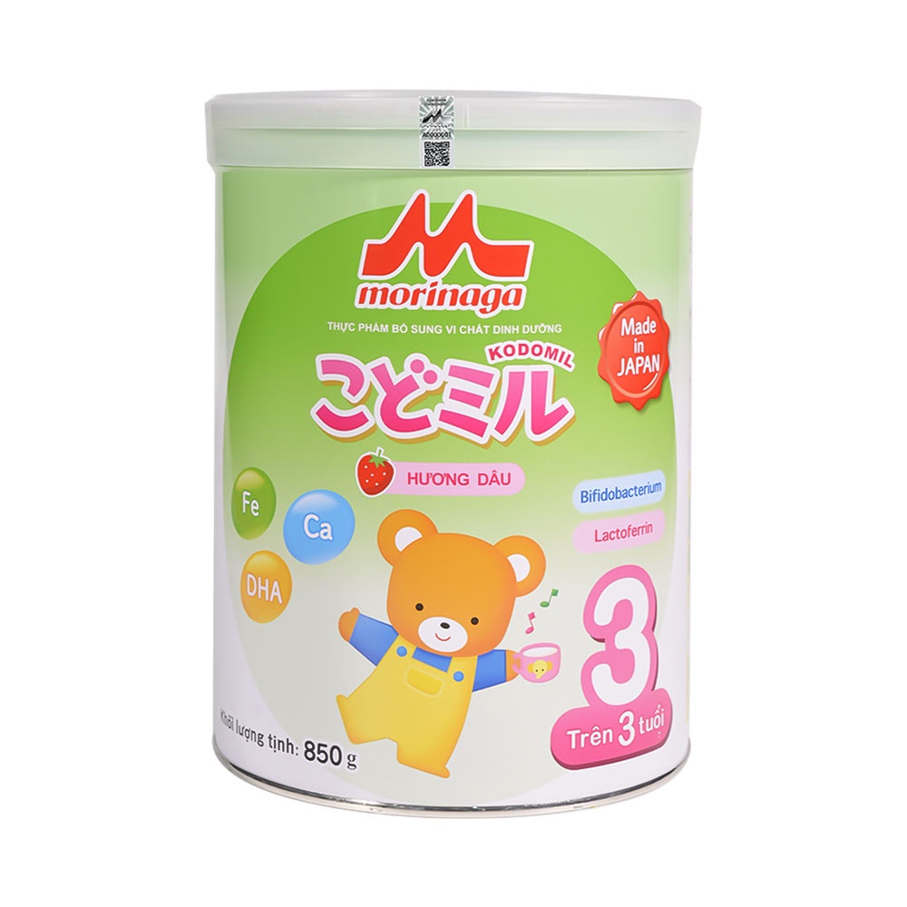 Bộ sữa bột Morinaga Số 3 Kodomil 216g/ 850g của Nhật