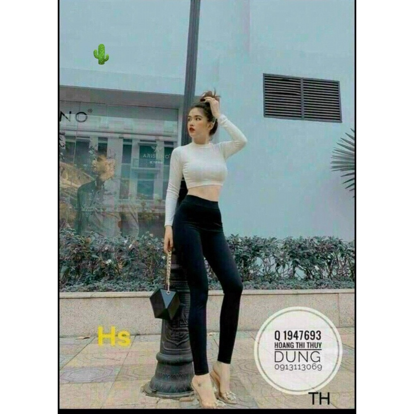 quần legging dài chất thun poly