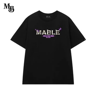 Áo Thun MABLE SKELETON HAND - White , Black