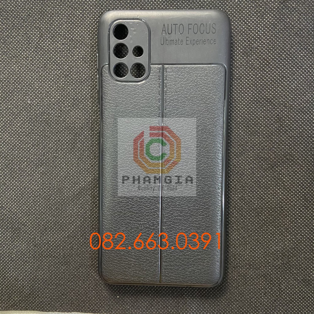 Ốp lưng Samsung M51 loại dẻo đen tpu và loại dẻo đen giả da auto bảo vệ cam bền đẹp