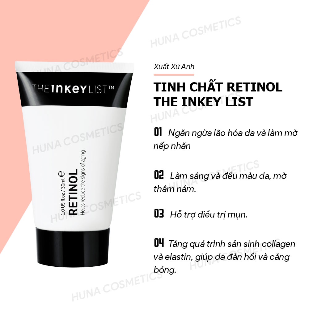 Tinh Chất Chống Lão Hóa The INKEY List Retinol Anti-Aging Serum 30ml